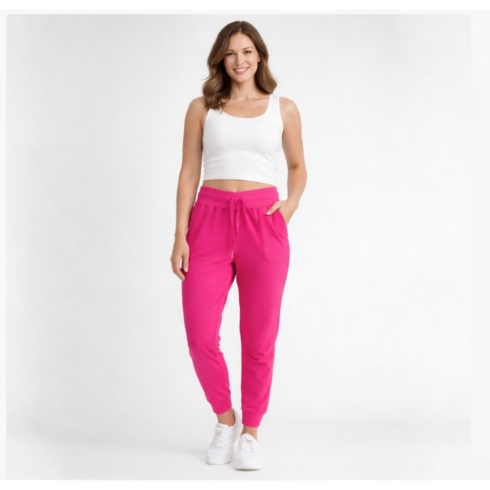 Zyia Active Hot Pink Performance Joggers Womens S Athletic Lounge Pants